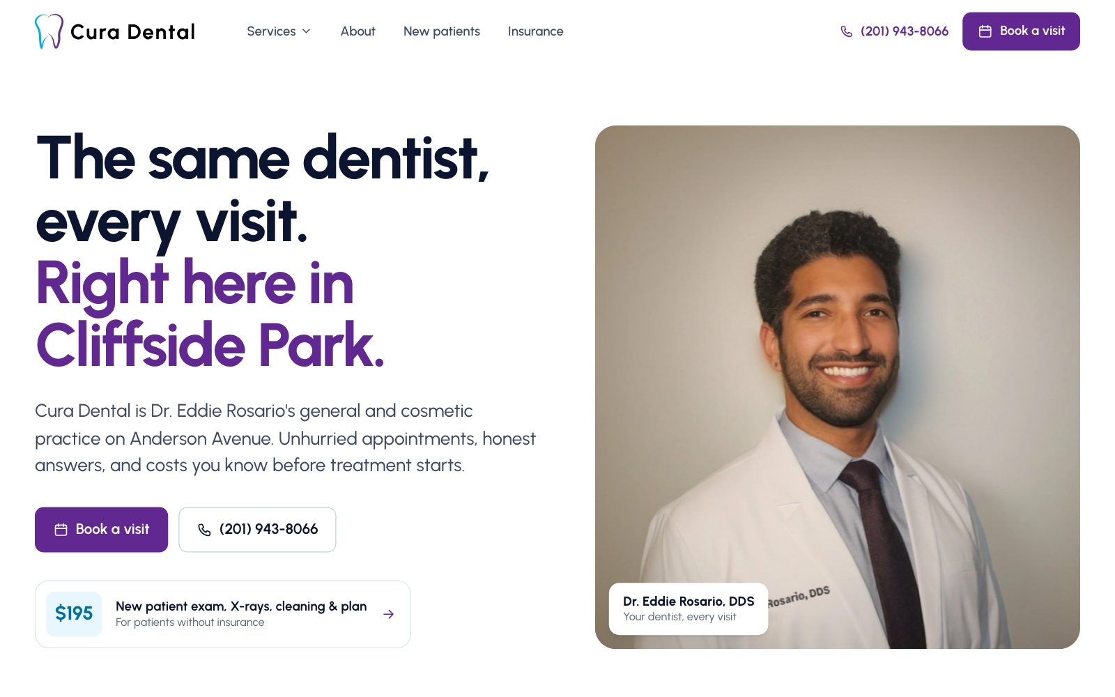 Cura Dental — view work