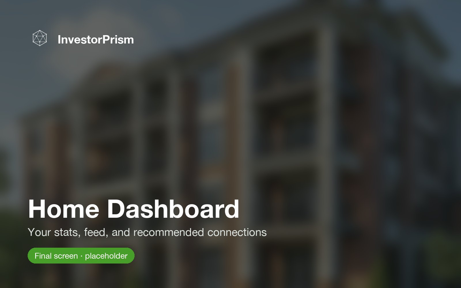 Home Dashboard